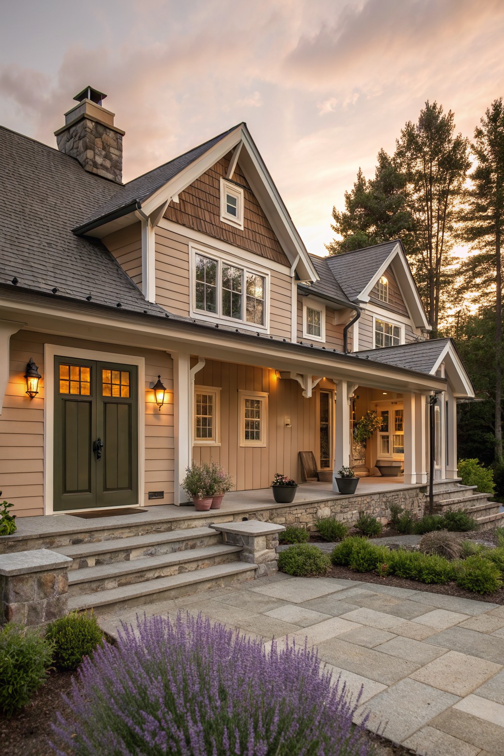 Warm Beige Siding