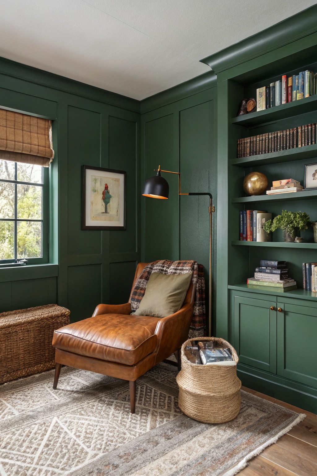 Deep Green Walls