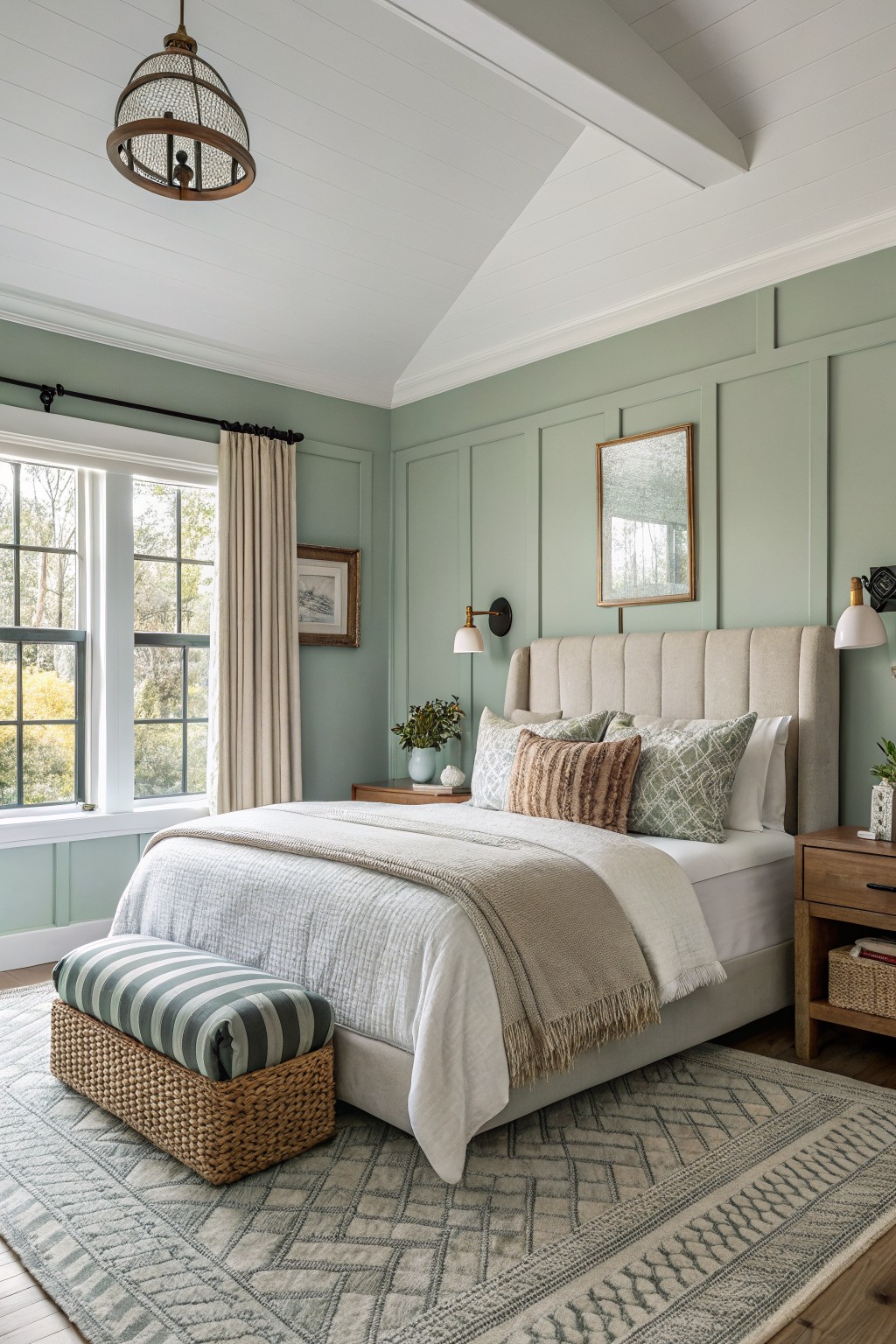 Soft Sage Green Walls