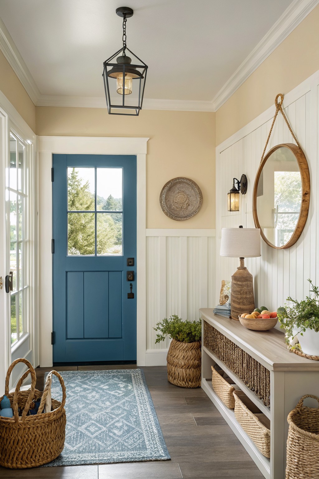 Teal Blue Doors