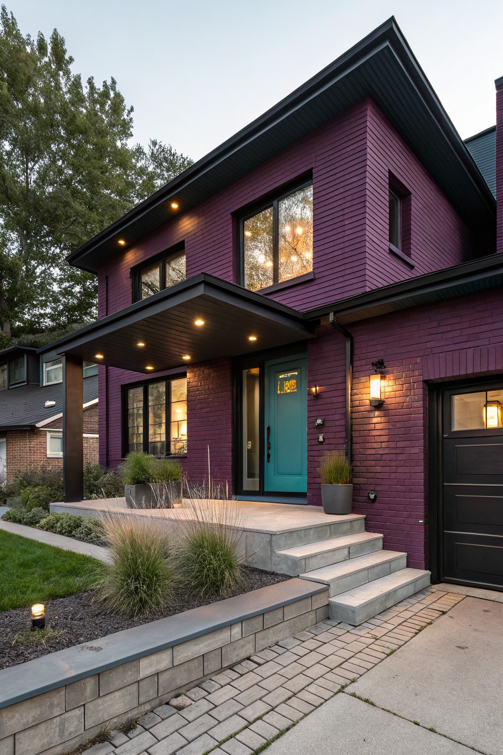 Deep Purple Siding
