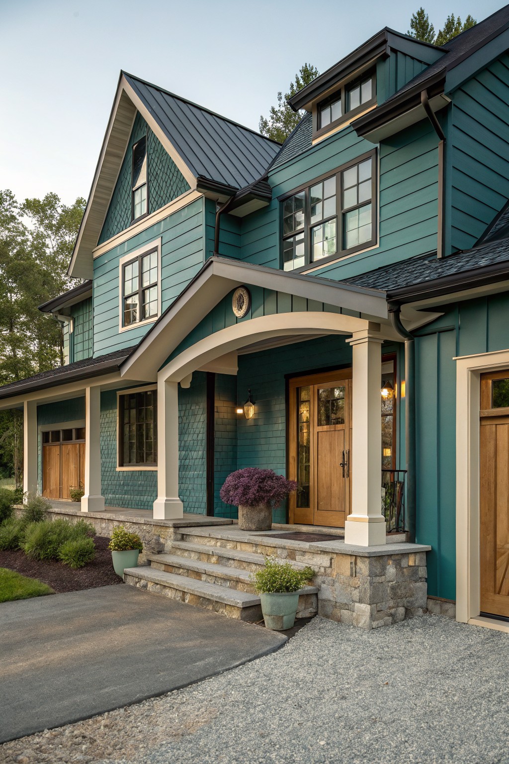 Deep Teal Siding
