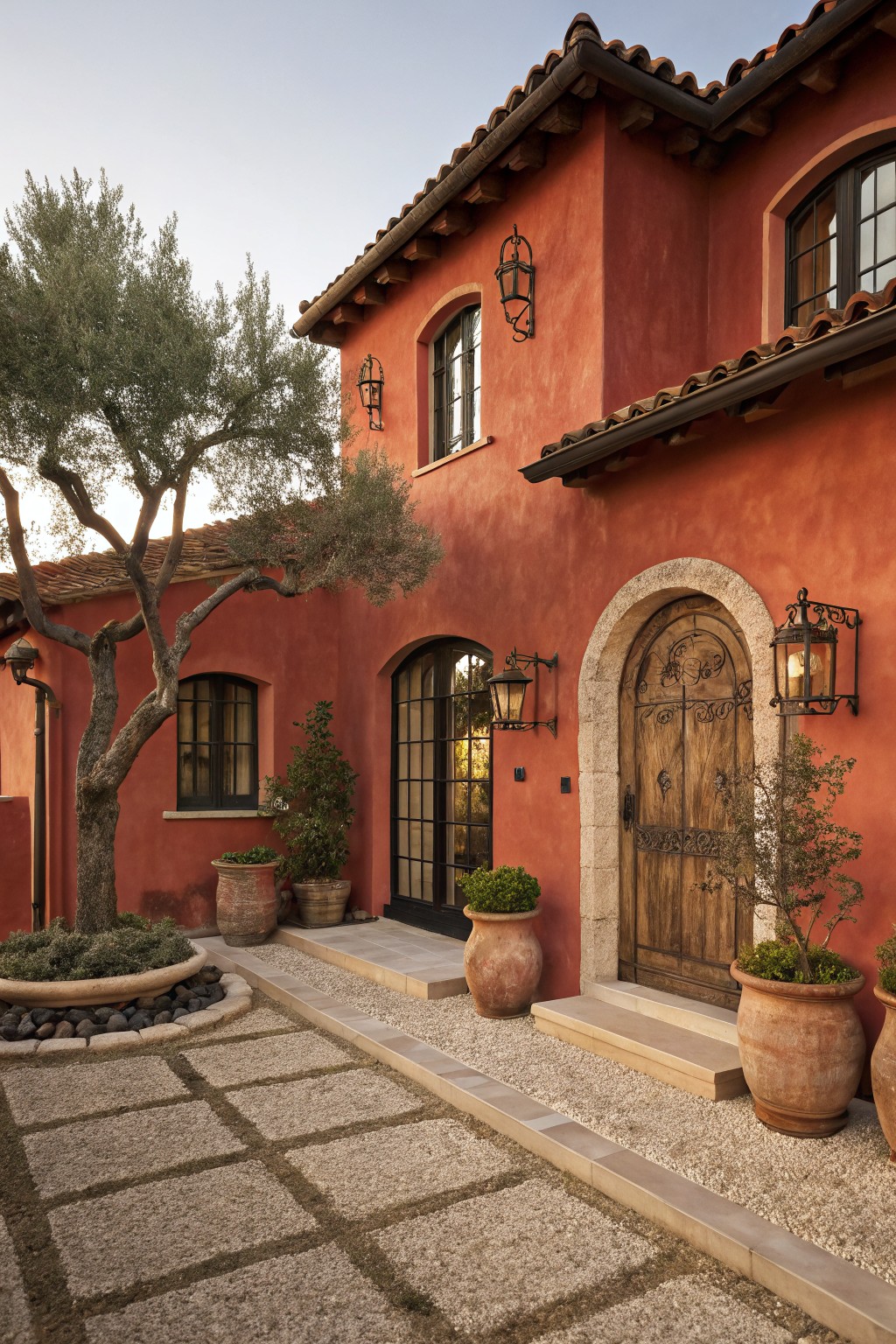 Warm Terracotta Siding
