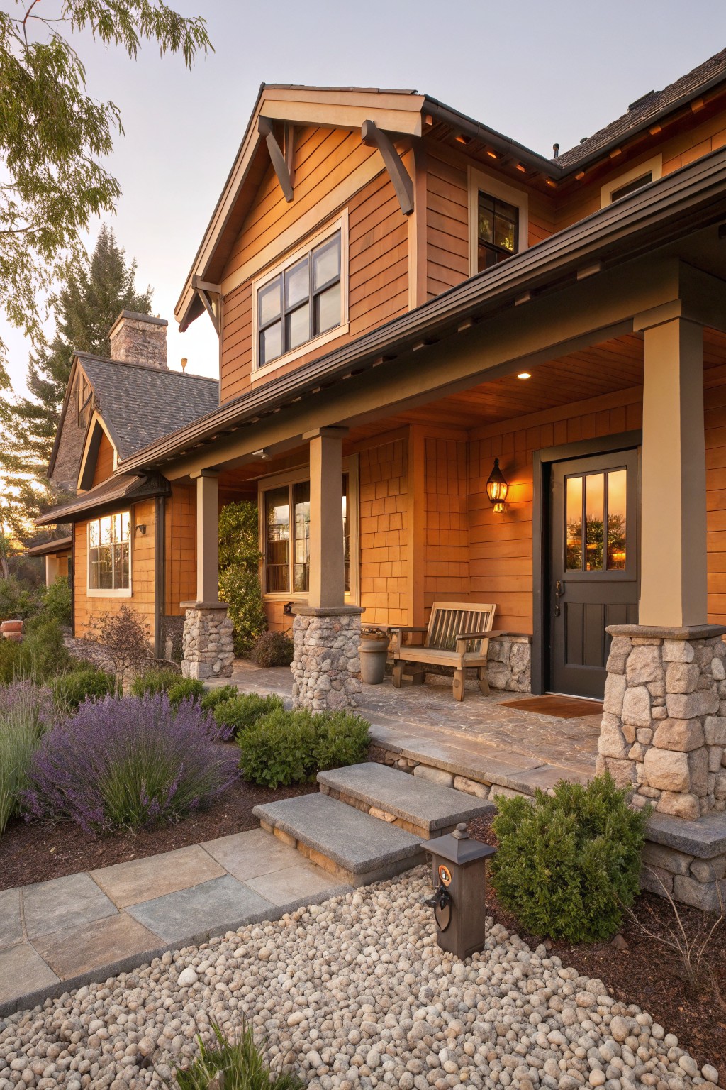 Warm Brown Siding
