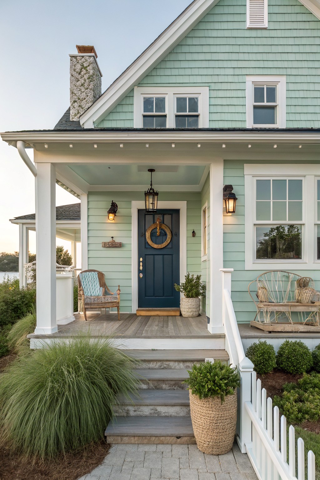 Soft Sage Green Siding