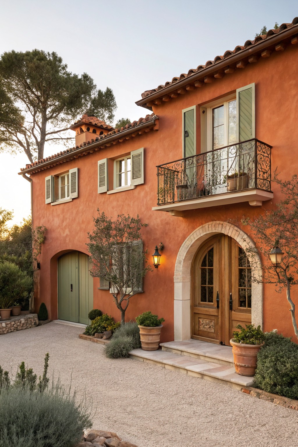 Warm Terracotta Siding