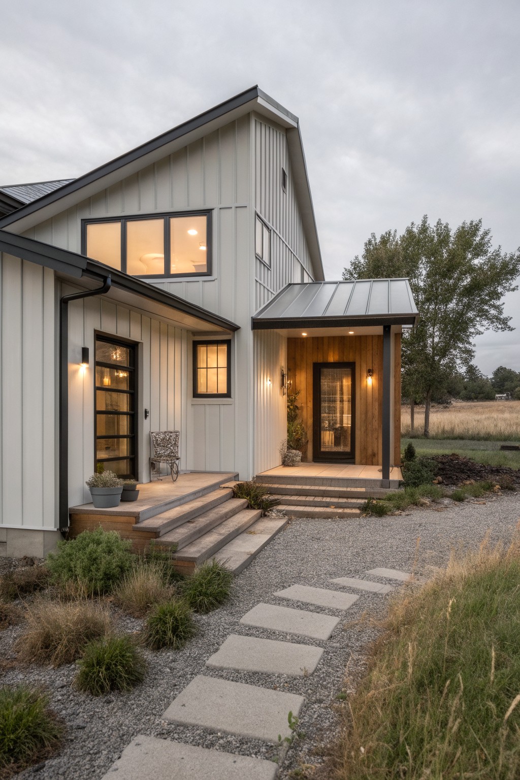 Soft Gray Siding