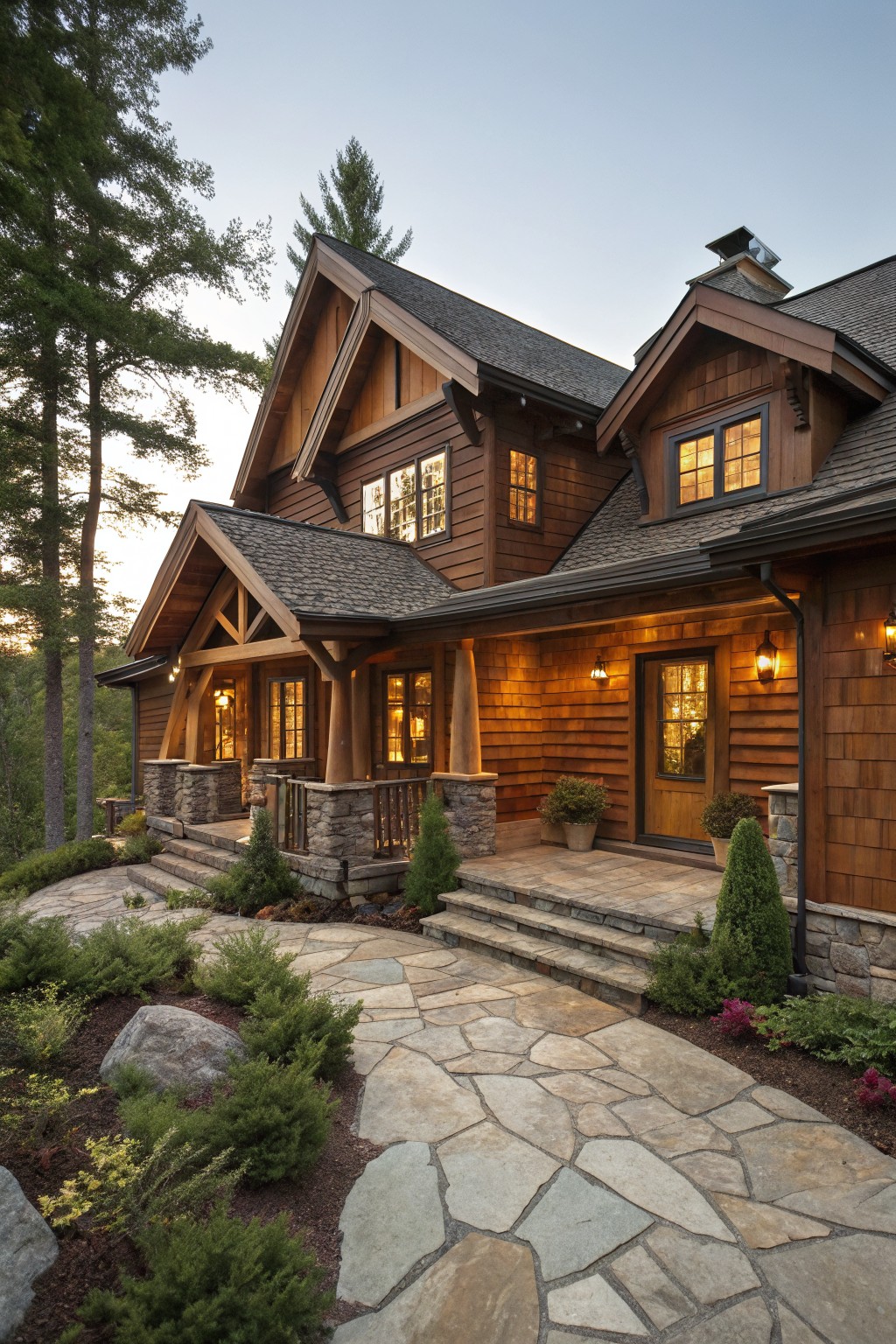 Rich Warm Brown Siding