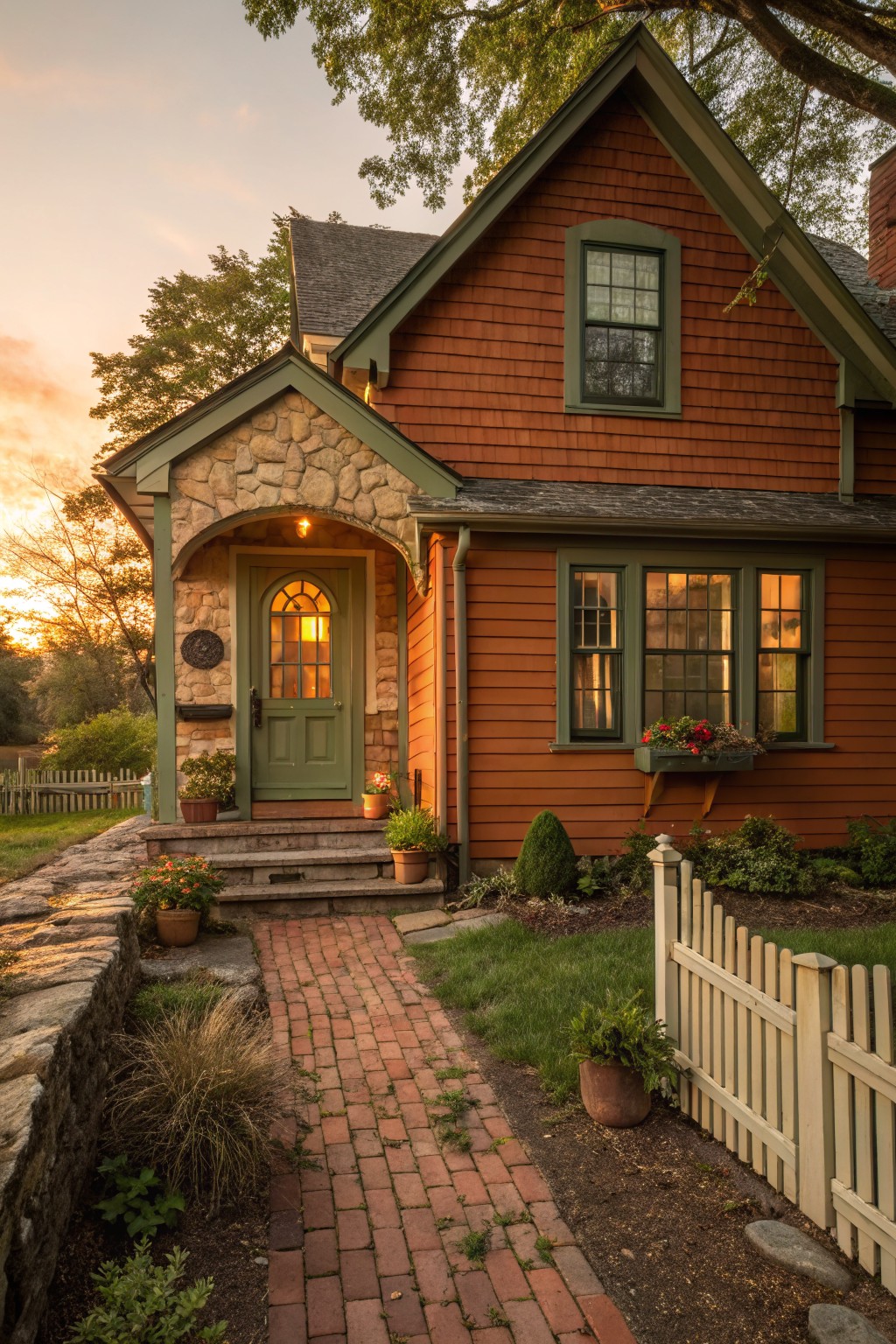 Warm Terracotta Siding