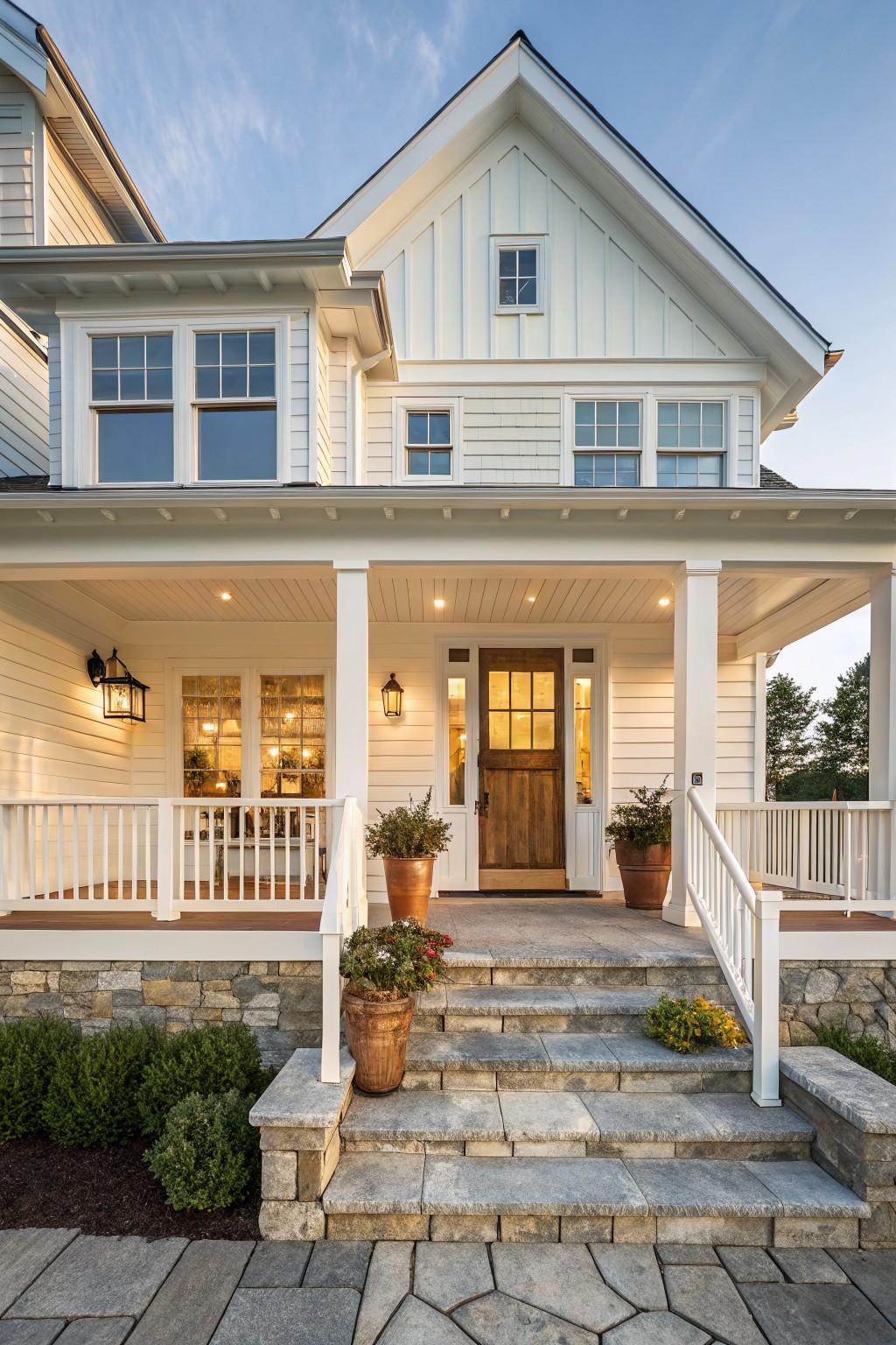 Crisp White Siding