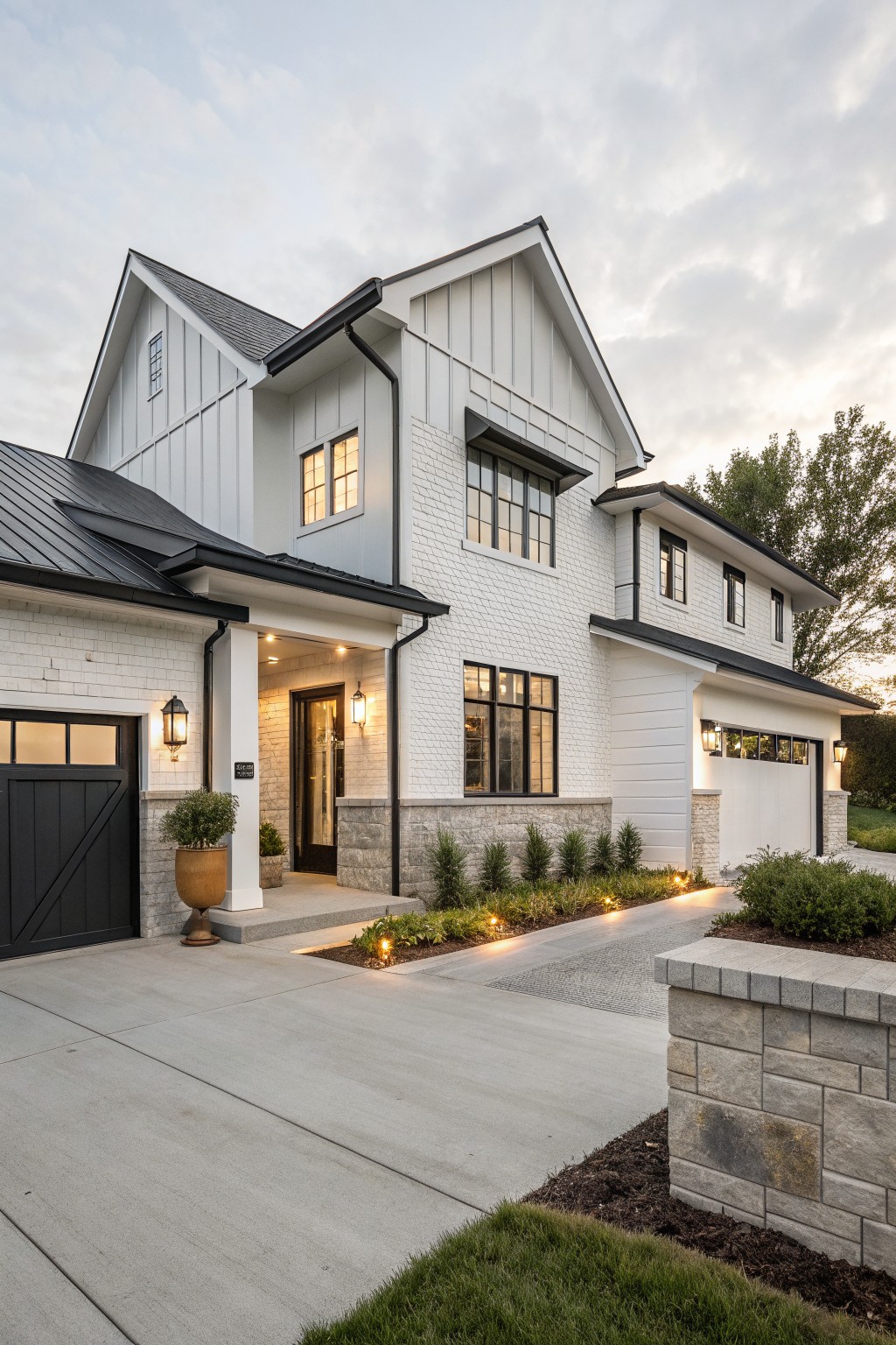 Crisp White Siding