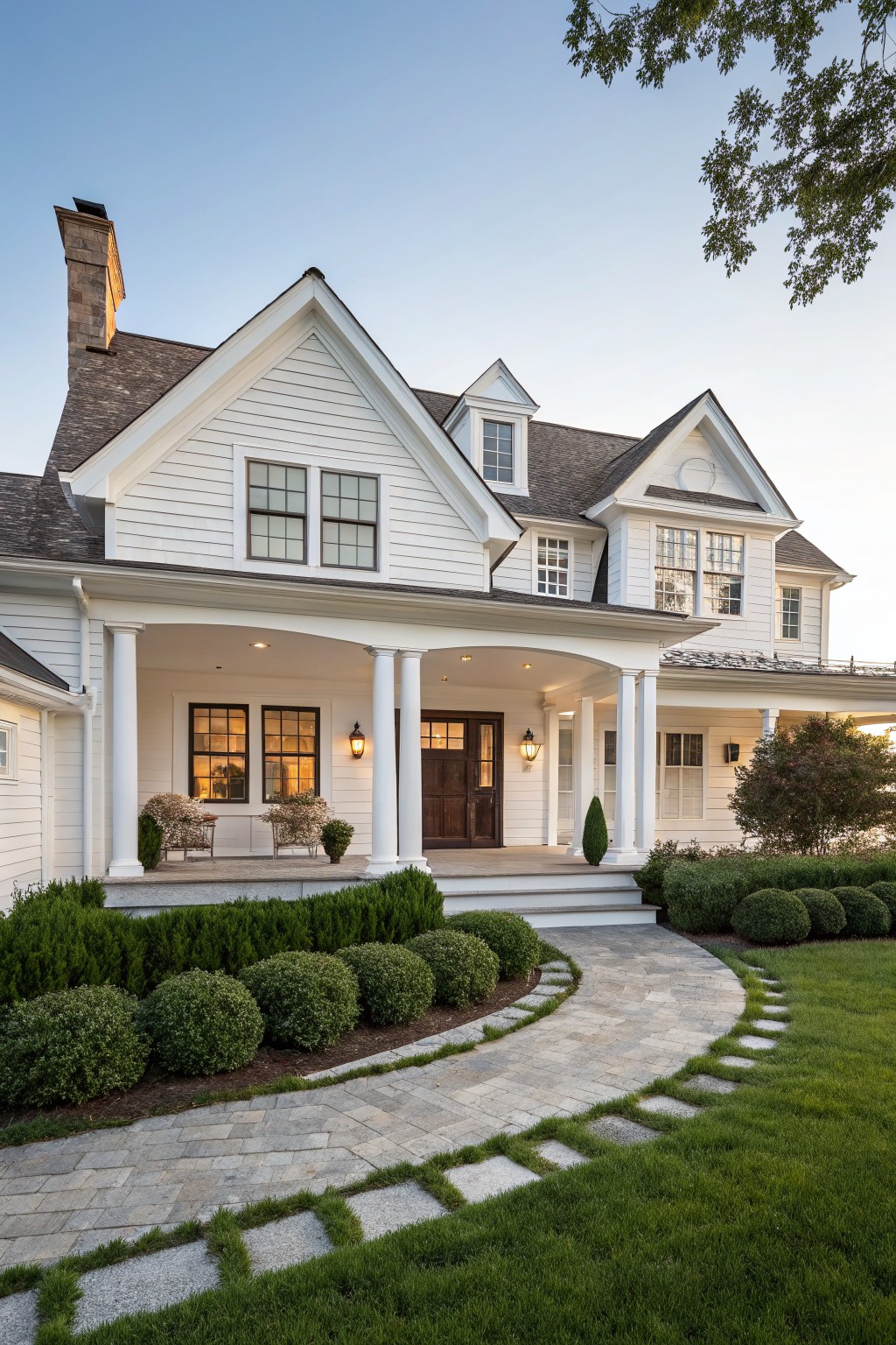 Crisp White Siding