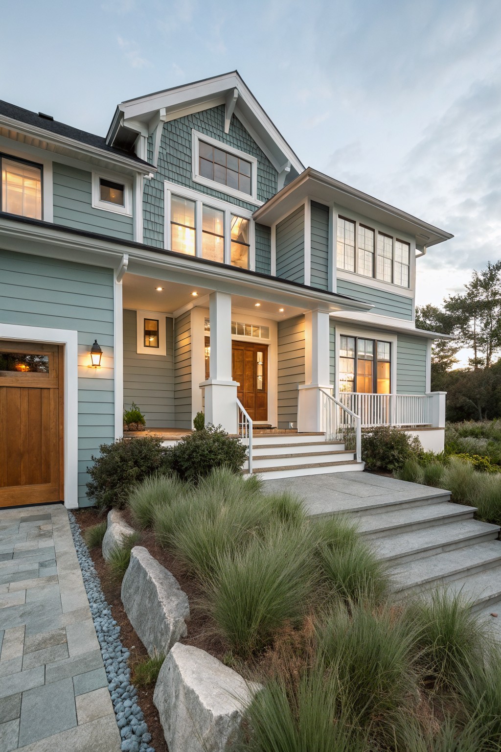 Soft Sage Green Siding