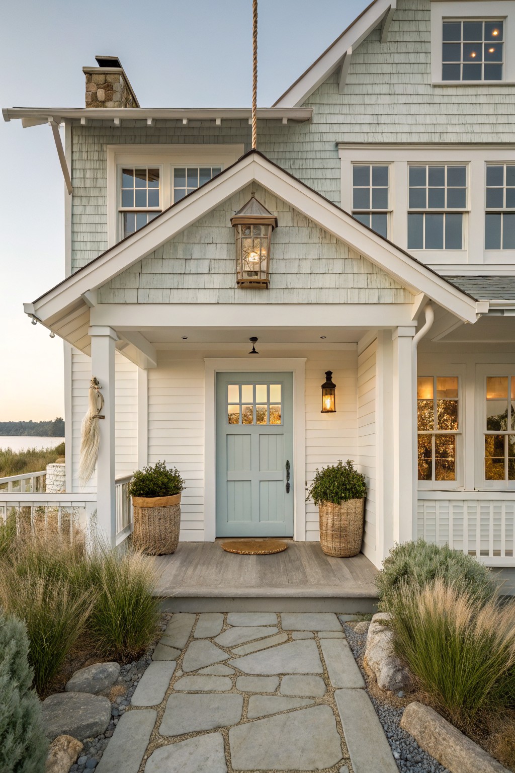 Soft Sage Green Siding