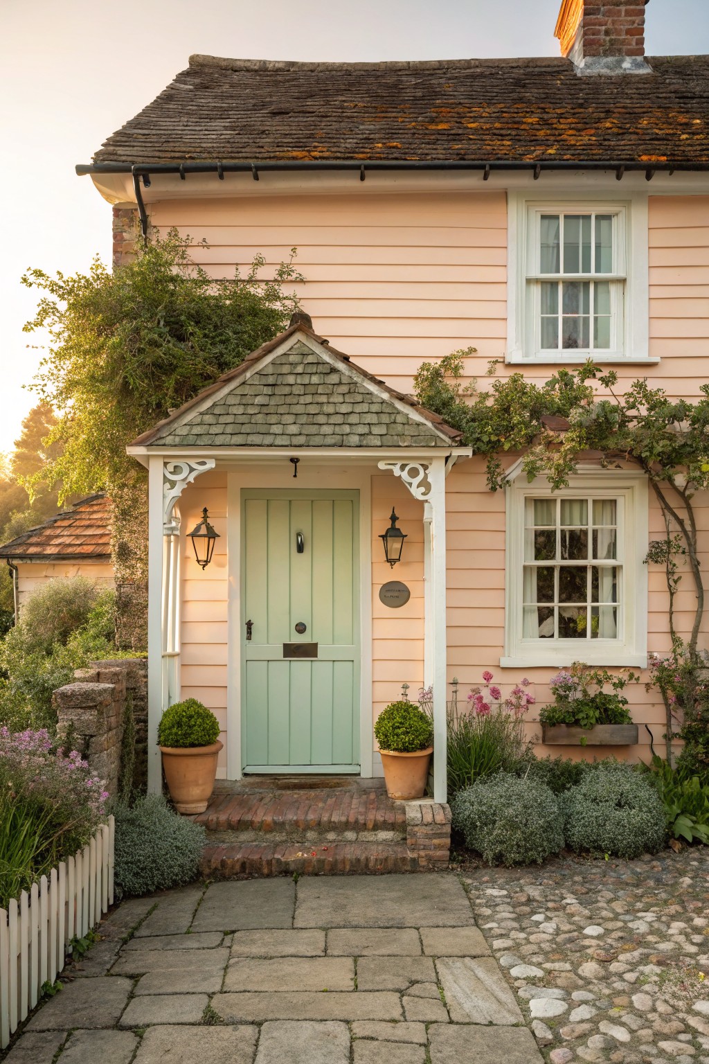 Soft Pink Siding