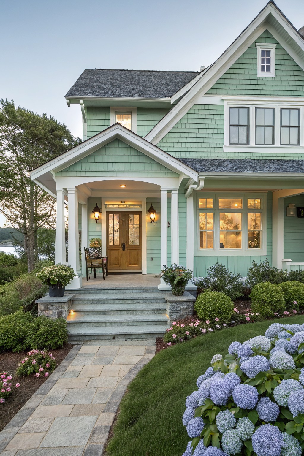 Soft Sage Green Siding