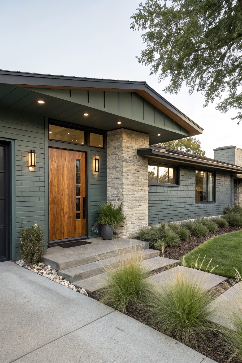 Soft Sage Green Siding