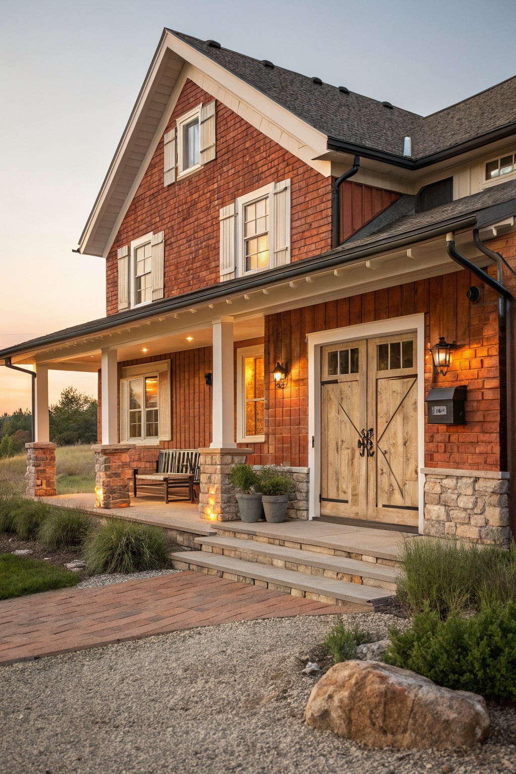 Warm Terracotta Siding