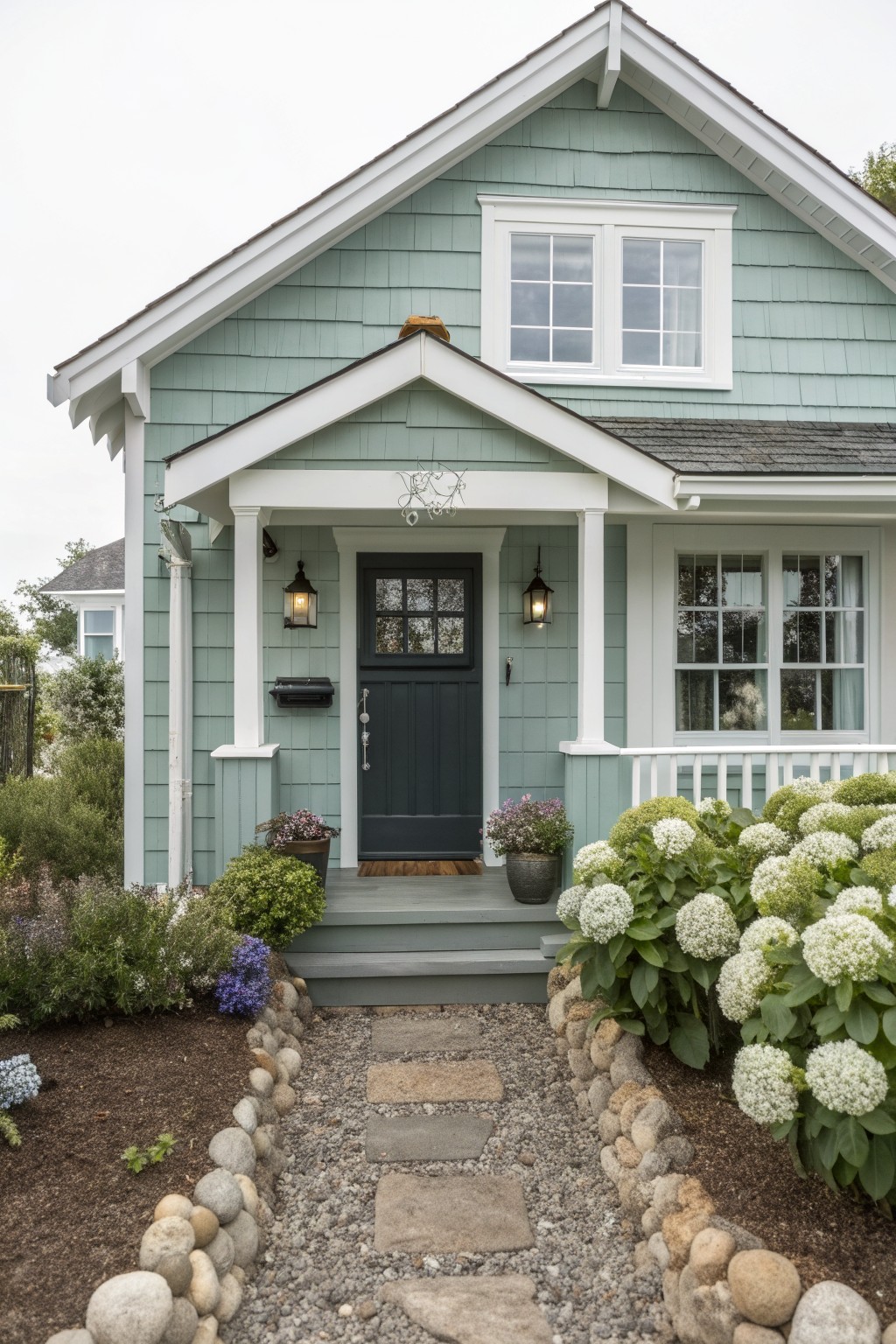 Soft Sage Green Siding
