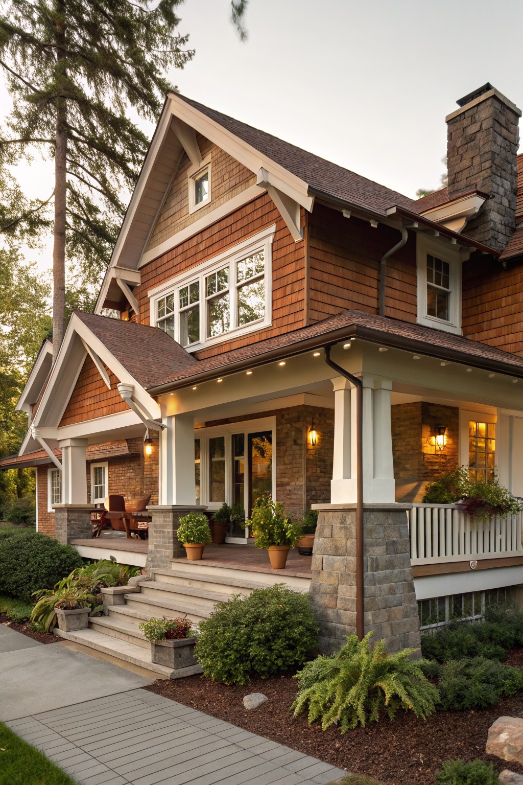 Warm Brown Siding
