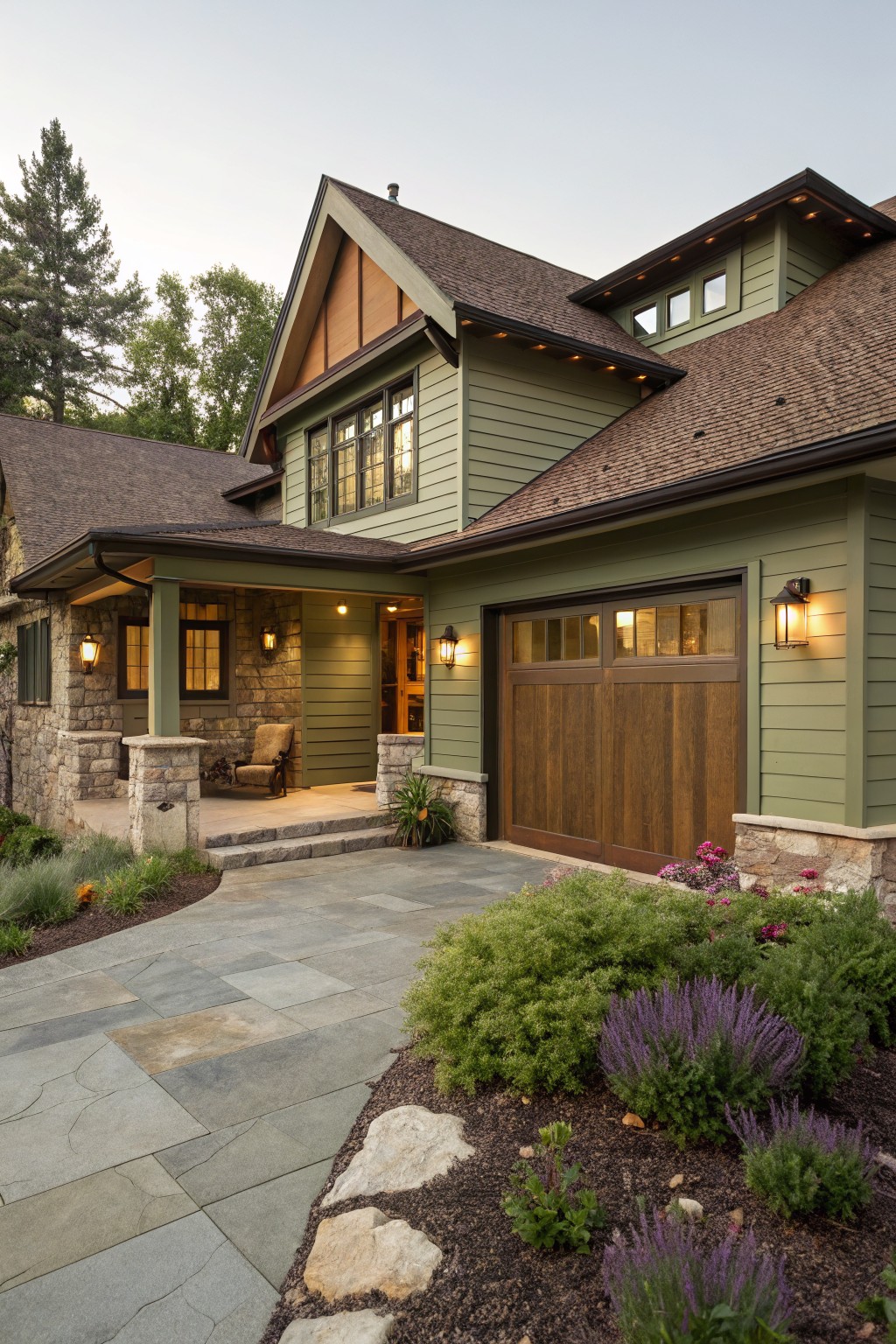 Soft Sage Green Siding