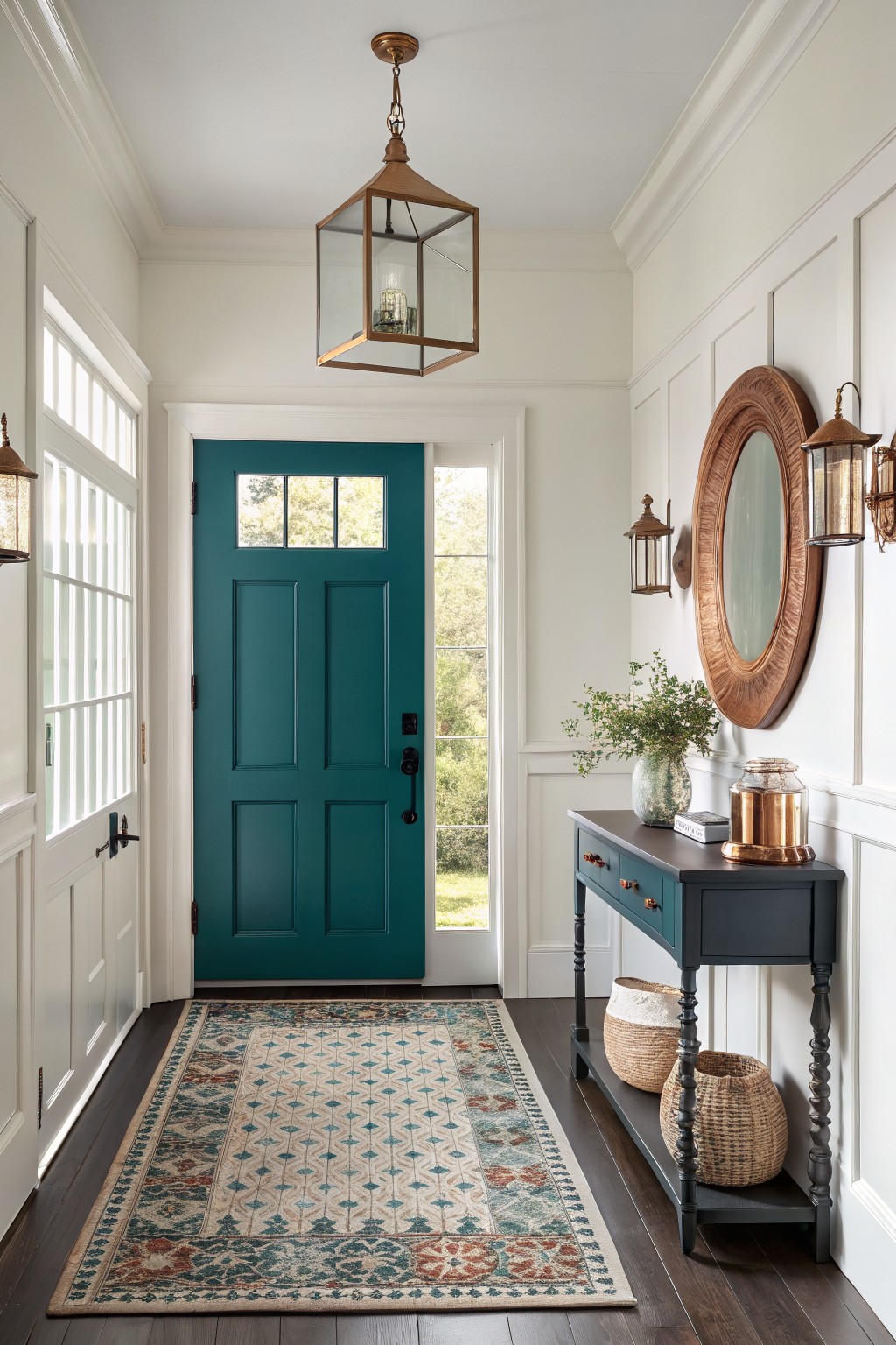 A Deep Teal Door