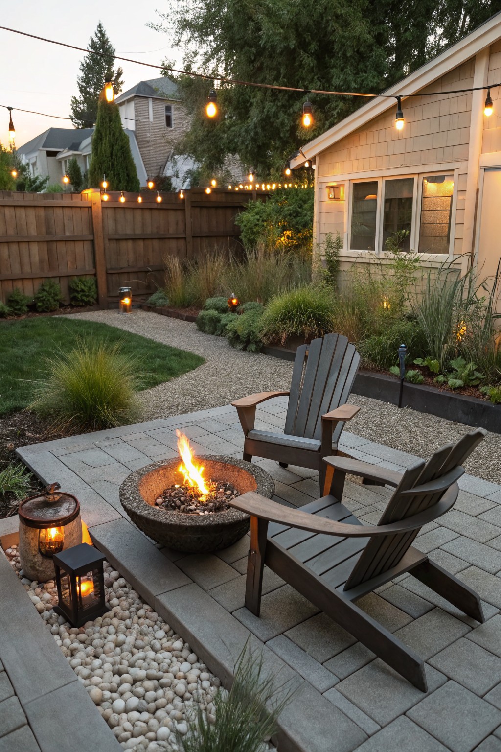 Create a Simple Fire Pit Patio