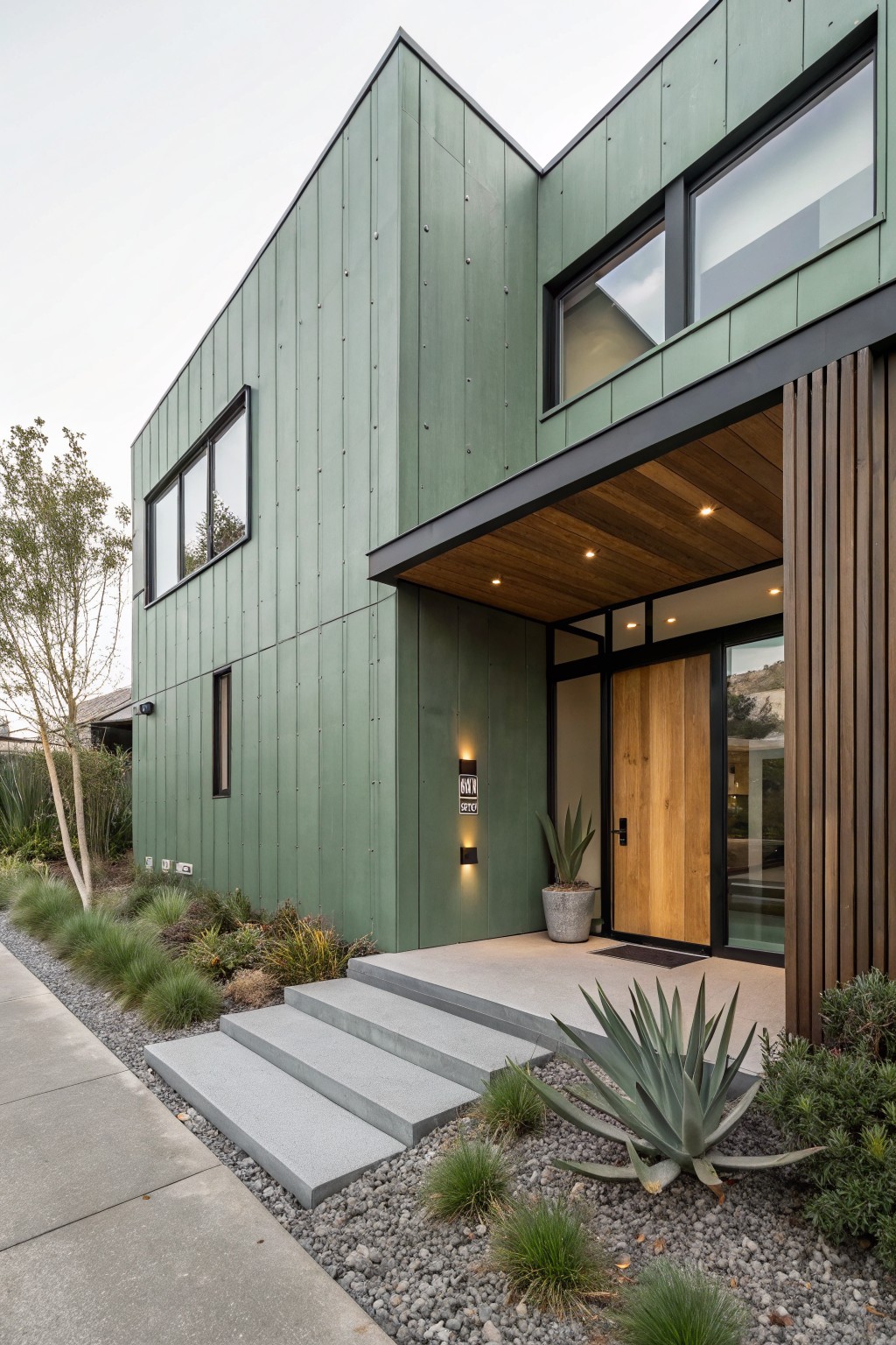 Green Exterior Paint That Blends Into Nature