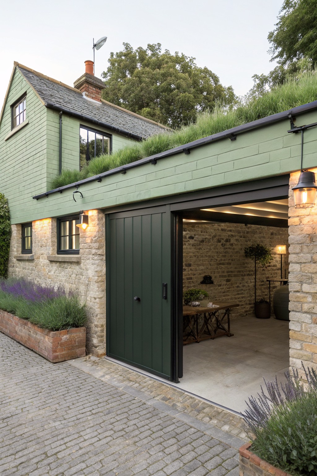 Green Paint That Blends With the Landscape