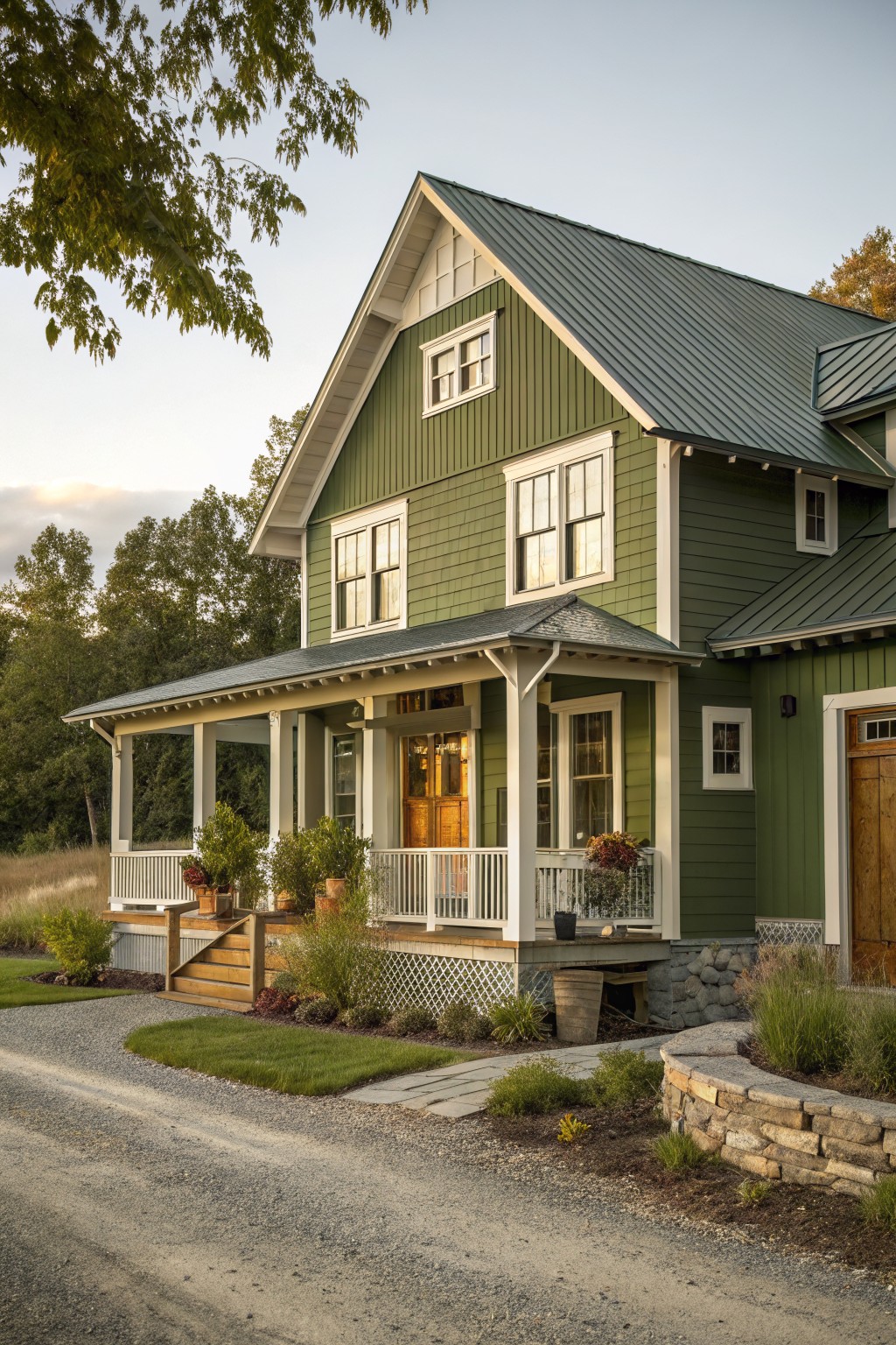 Soft Sage Green Siding