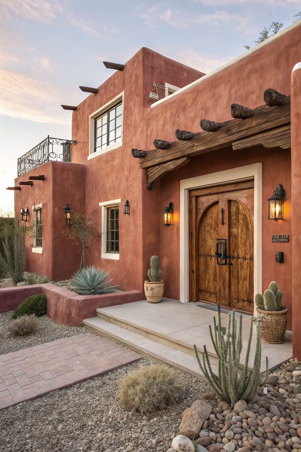 Warm Terracotta Exterior
