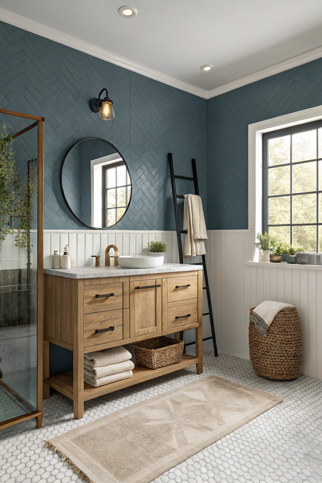 Deep Teal Walls