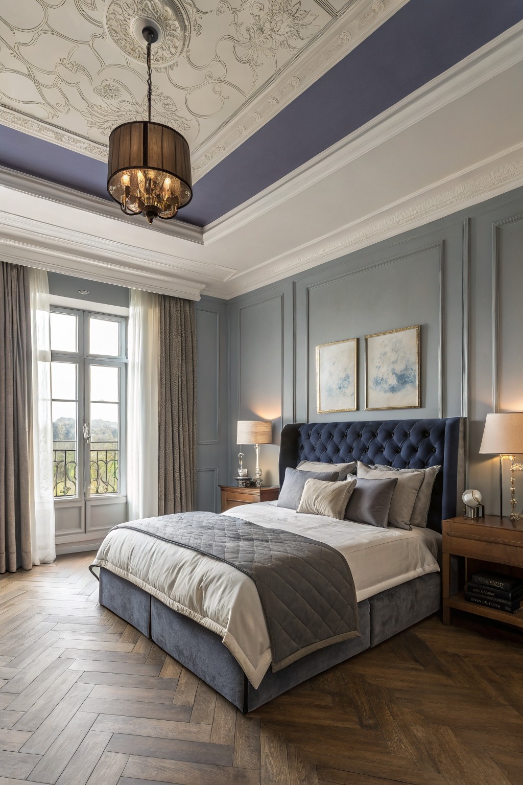 Soft Blue-Gray Walls