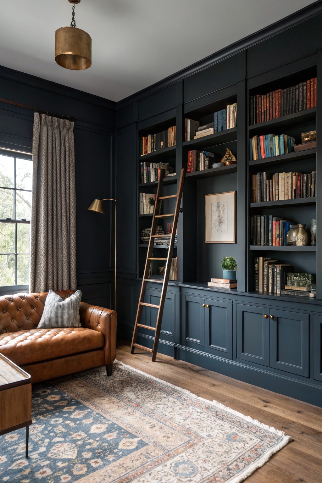 Deep Navy Built-Ins