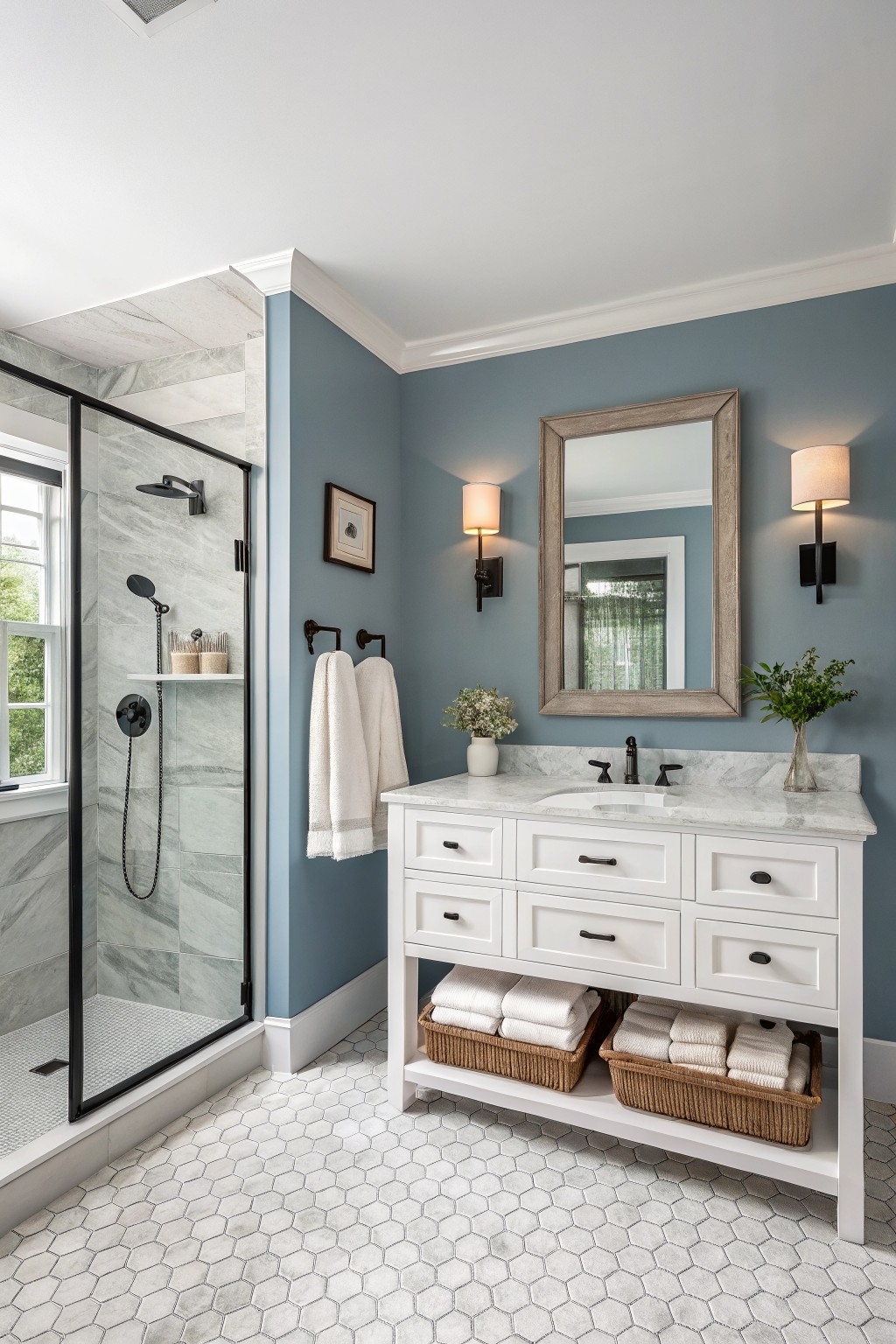 Soft Blue Gray Walls