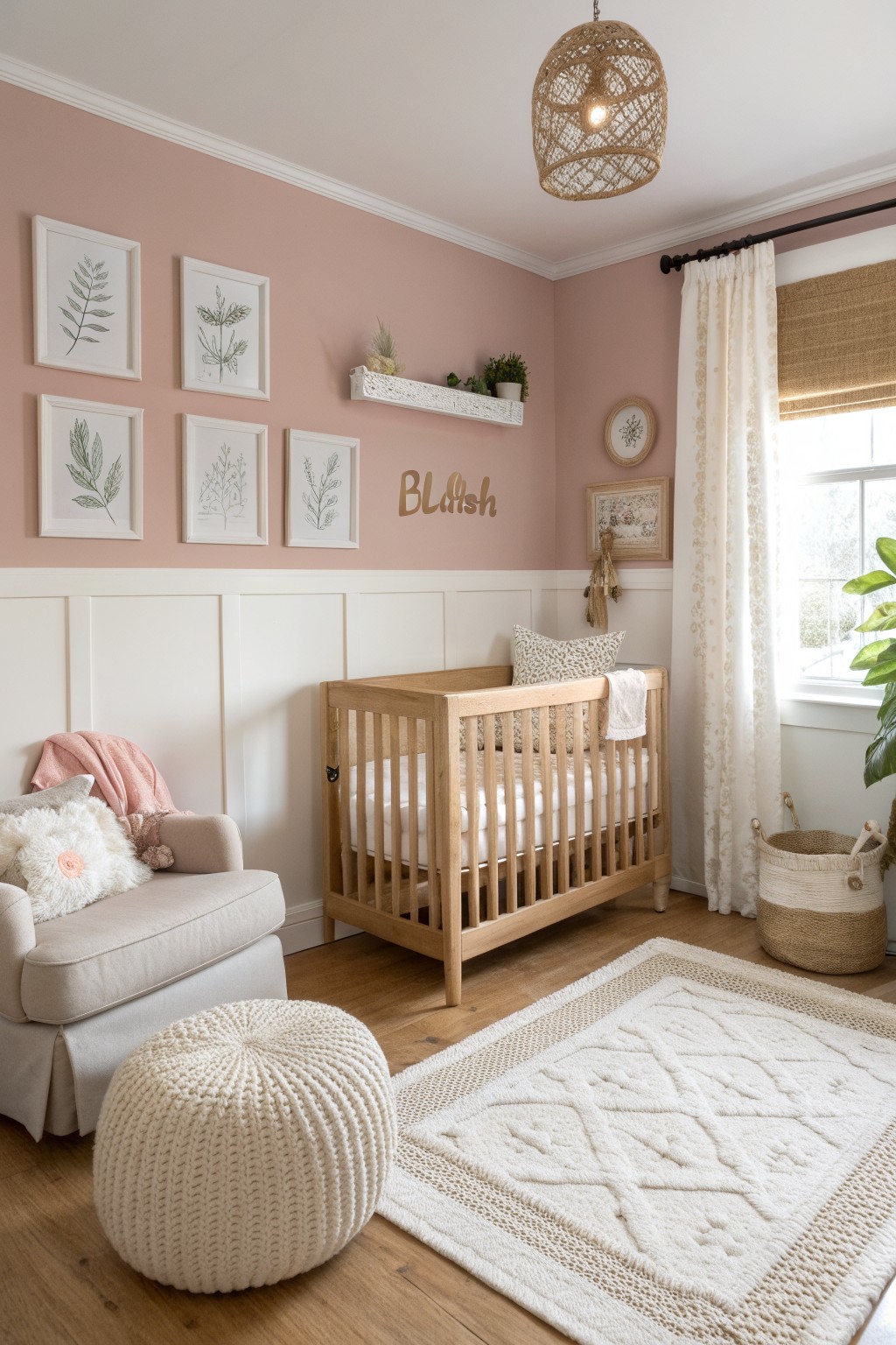Soft Blush Pink Walls