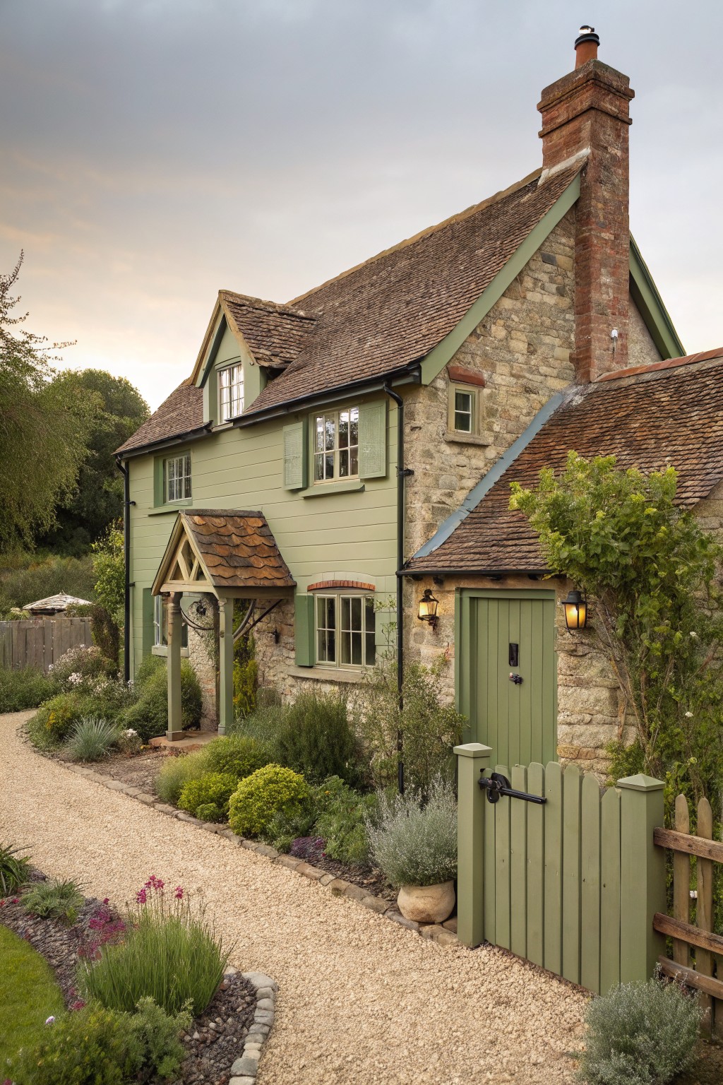 Soft Sage Green Siding