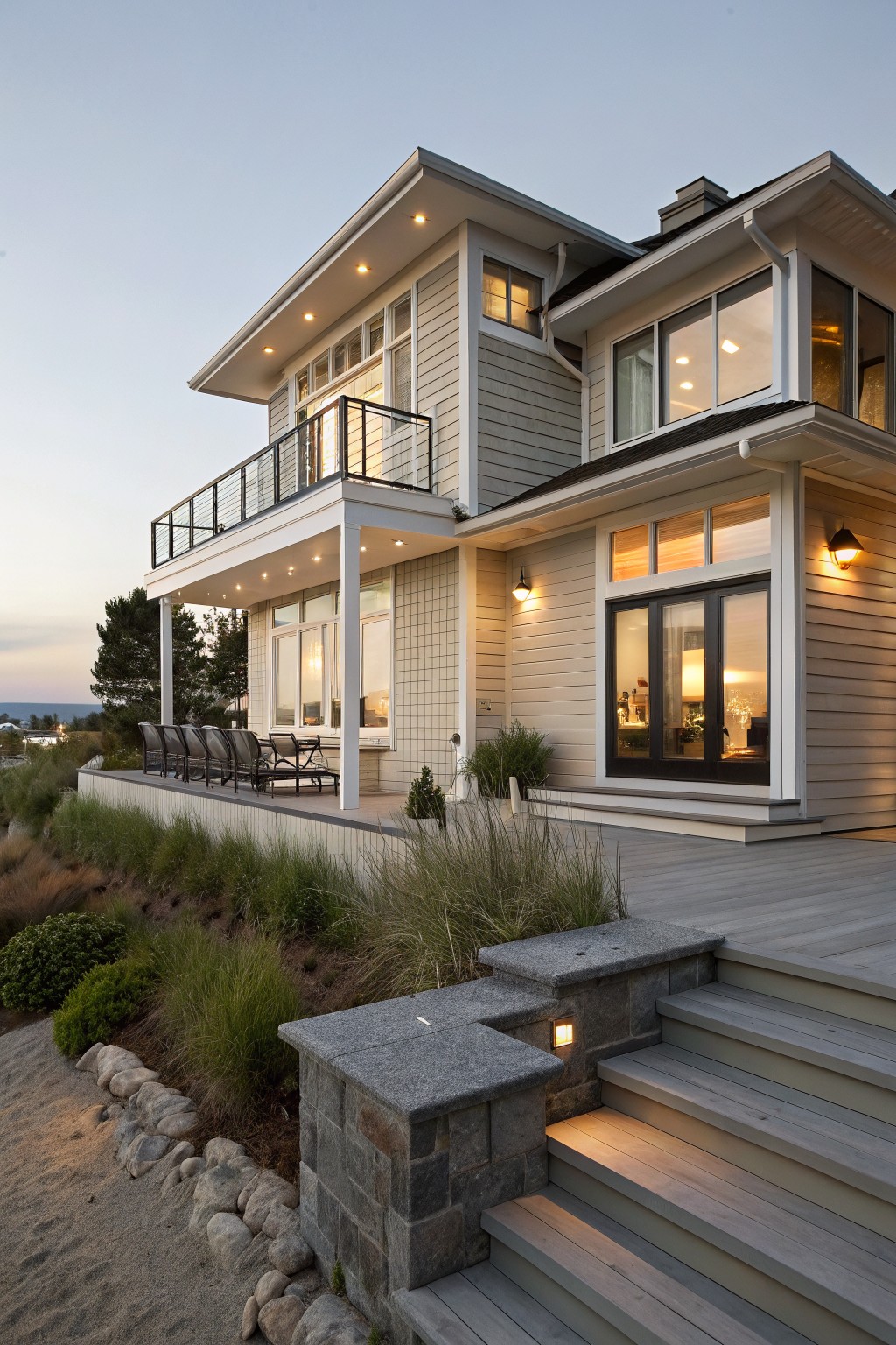 Soft Greige House Siding