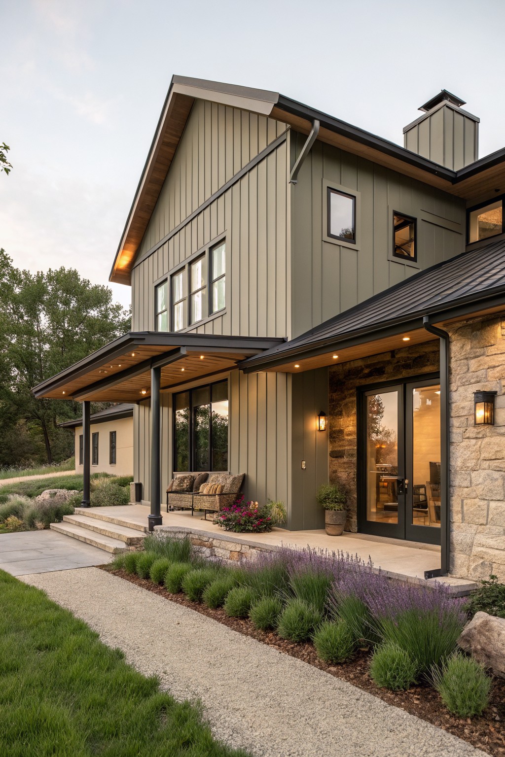 Soft Sage Green Siding